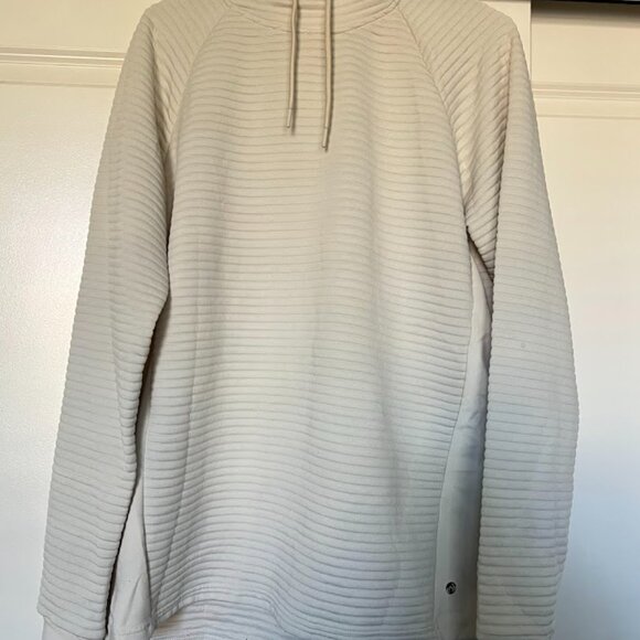Apana Long Sleeve Ribbed Hoodie Draw String Pullover Jacket Large 42-44 - Picture 2 of 12